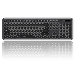 ROYAL KLUDGE RK960 104键 双模无线机械键盘 黑色 国产青轴 单光