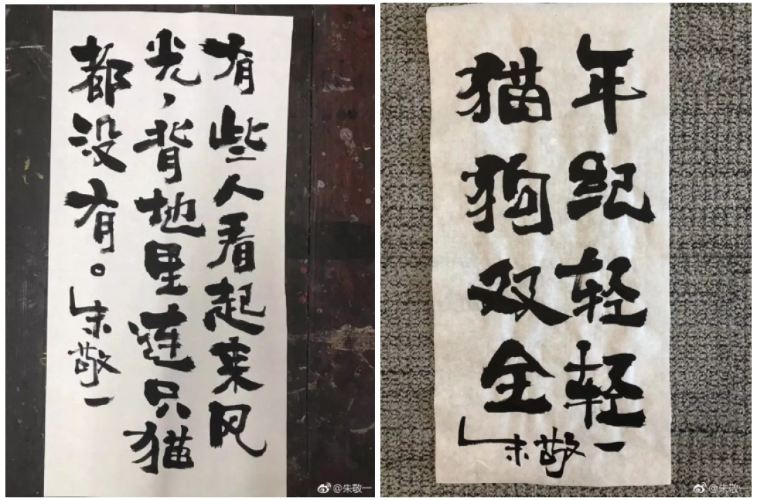 丧气段子手，也是俏皮书法家。每天居然有40万死忠粉，就靠他的一句话续命