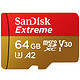 SanDisk 闪迪 MicroSD存储卡 64GB（UHS-III、V30、A2)