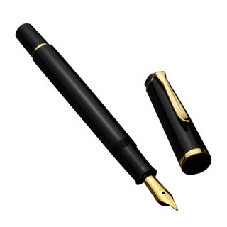 Pelikan 百利金 M205 钢笔 礼盒装 (黑色、EF尖、树脂)