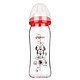 贝亲（Pigeon）AA154 Disney自然实感宽口径玻璃彩绘奶瓶240ml 配L奶嘴（米妮宝宝-时尚） *2件
