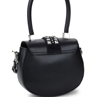 VALENTINO 华伦天奴 Leather Rockstud Saddle Bag 女士单肩手提包