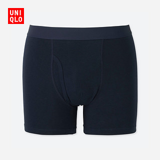 UNIQLO 优衣库 411411 男士针织内裤  (藏青色、M)