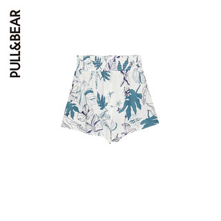 PULL&BEAR 05696311 女士花卉印花短裤 (S)