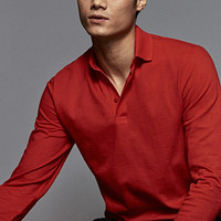 99欢聚盛典、秋季焕新：Massimo Dutti 00767263600 男士长袖POLO衫