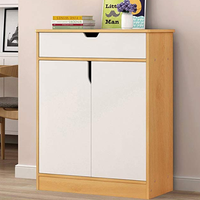 DC Life 简欧带抽屉鞋架简易多册鞋柜（ 60cm北欧枫木色）