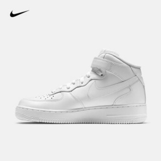 耐克 NIKE AIR FORCE 1'07 MID 女子运动鞋 366731 366731-100白 40.5 (40.5、白)