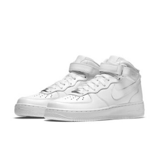 耐克 NIKE AIR FORCE 1'07 MID 女子运动鞋 366731 366731-100白 40.5 (40.5、白)