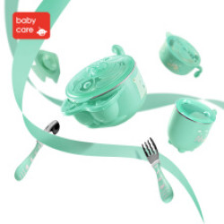 babycare辅食碗 婴儿碗勺 儿童宝宝餐具套装 注