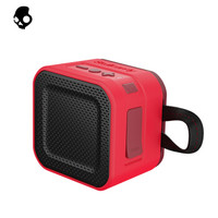 Skullcandy 骷髅头 BARRICADE MINI 便携式防水蓝牙音箱 红黑色