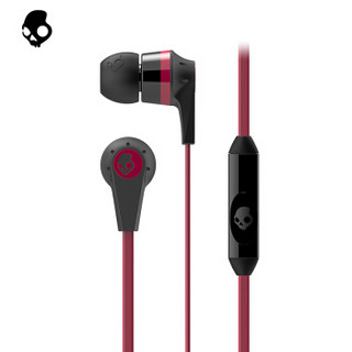 Skullcandy 骷髅头 INKD 2.0 IN-EAR 入耳式耳机 红色