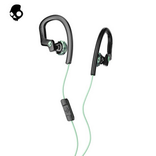  Skullcandy 骷髅头 Chops Flex 挂耳式蓝牙耳机 绿黑