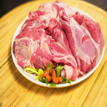涝河桥 宁夏滩羊 去骨后腿肉 1000g/袋 *10件