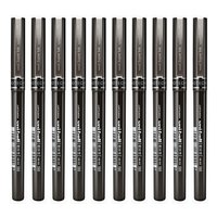 uni MITSUBISHI PENCIL 三菱铅笔 UB-155 耐水防晒中性笔 (黑色、0.5mm、10支装)