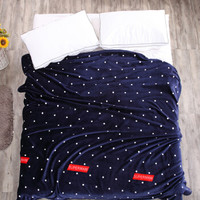 九洲鹿 加厚云貂绒毯