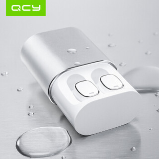 QCY T1 Pro 分体式无线蓝牙耳机 银白色