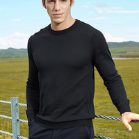  TRiES 才子 9287E2322 男士长袖圆领羊毛混纺针织衫