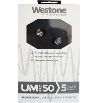 27日0点： Westone 威士顿 NEW UM50 PRO 五单元动铁耳机入耳式 图5
