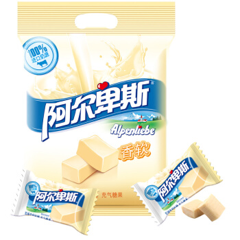 alpenliebe 阿尔卑斯 至纯牛奶软糖 (118g,原味)
