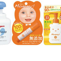 Pigeon 贝亲 婴儿洗发沐浴乳500ml+Mommy小熊婴儿防晒100g+Mommy婴儿润唇膏