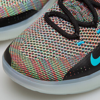  耐克 NIKE ZOOM KD 11 EP 男子实战篮球鞋男鞋 运动球鞋男鞋 AO2605 001 黑/氯蓝 43 (multicolor、43)