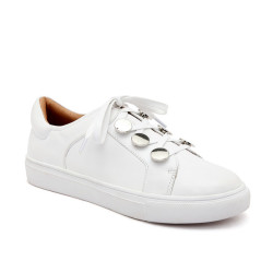 DK Sheepskin DK602 女士休闲鞋 白色 37