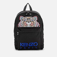 KENZO Kanvas Tiger 虎头刺绣双肩包 黑色