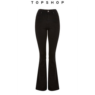 TOPSHOP 26A62NBLK 女士牛仔裤 (黑色、W2628)