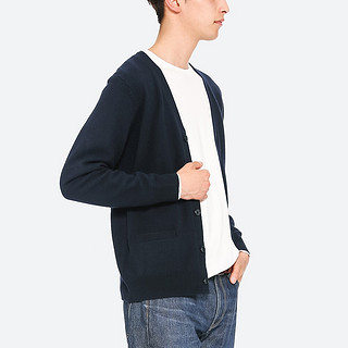 UNIQLO 优衣库 409177 男士针织衫 (浅米色、180/108B(XL))