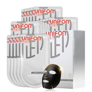 UNIFON 御泥坊 男士 黑茶清爽矿物面膜 20片