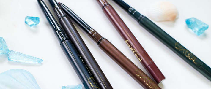  线条柔和，妆效自然~日系百元内眼线胶笔