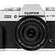 富士 FUJIFILM X-T20 XF27 银色 微单电套机 2430万像素 翻折触摸屏 4K WIFI