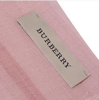 BURBERRY 博柏利 4001363 女士格纹羊毛真丝围巾