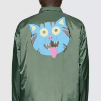 CULT CLUB Fritz Tha Cat 男士加绒教练夹克