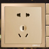 预售: OPPLE 欧普照明 K07 86型五孔开关插座 20只装 金色