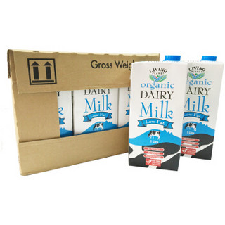 澳洲 进口牛奶 生机谷有机低脂1L*12盒 *3件