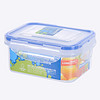 LONGSTAR 龙士达 微波炉饭盒保鲜盒 400ml透明塑料密封罐便当盒 储物盒 LK-2012