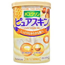巴斯克林（Bathclin）滋养美肤香浴盐（蜂王浆乳木果油）660g（日本进口） *2件
