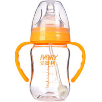 IVORY 爱得利 AA-123 婴儿宽口径Tritan特丽透奶瓶 (160ml、配十字奶嘴)