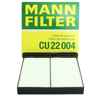 曼牌滤清器 曼牌(MANNFILTER)空调滤清器/空调滤芯CU22004(斯巴鲁XV/森林人/翼豹III)