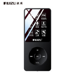 RUIZU 锐族X02 4G 音乐播放器 黑色