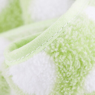 SANLI 三利 浴巾套装 浴裙+浴帽 波点-柳绿色