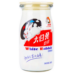 WHITE RABBIT 大白兔奶糖 原味 奶瓶装 258g *3件