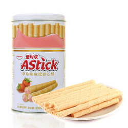 AStick 爱时乐 威化卷心酥 草莓味 330g *17件