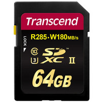  Transcend 创见 64GB UHS-II U3 SDHC SD存储卡