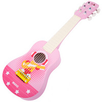 muma 木马智慧 儿童吉他 木质玩具 粉色