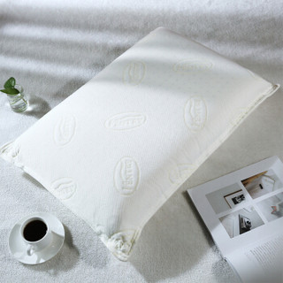 Ventry 泰国原装进口乳胶枕头 欧式大号面包枕 颈椎按摩枕 天然橡胶舒适睡眠 加大加厚 *3件