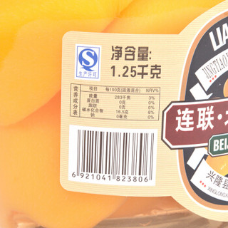  连联 北京黄桃罐头 1.25kg