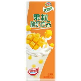 商品伊利 优酸乳 果粒酸奶饮品 芒果味 245g*12盒