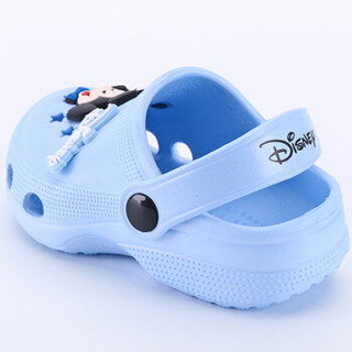 Disney 迪士尼 099 儿童凉拖鞋 (天蓝、14码)